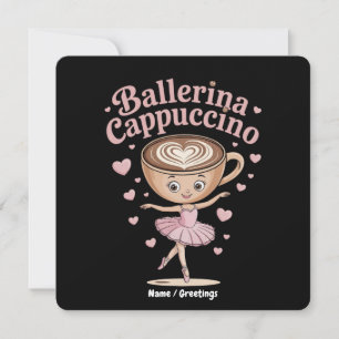 Convite Ballerina Cappuccina Italiana Meme Engraçado Brain