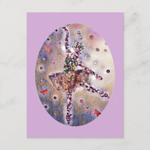 Convite Ballerina, Dançarina de Aniversários Feliz, Púr