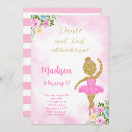 Convite Ballerina Rosa