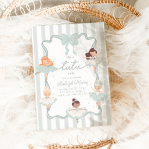 Convite Ballerina, segundo de Meninas Cutes Tutu, Aniversá