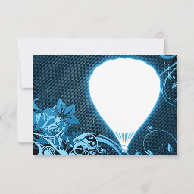 Convite ballooning da fidelidade do verão (Frente)