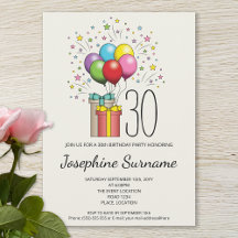 Balões Coloridos de Aniversário e Presentes Com Id