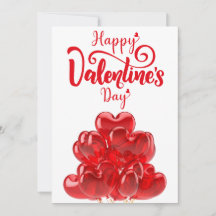 Balões de Coração Vermelho para Dia de os namorado