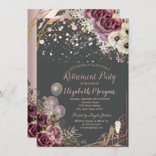 Convite Balões de Vidro Colírio Calores Luminosos Flutuaçã