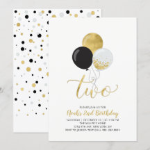 Balões Preto e Dourado Menino Festa de Aniversário