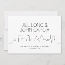 Convite Baltimore Salvar a Data