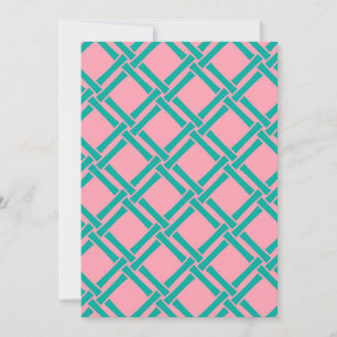 Convite Bamboo Trellis Pattern