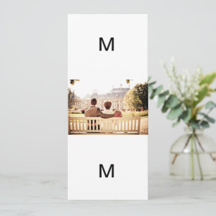 Convite Banco de Casamento de Casal Noivo Noiva