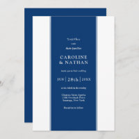 Banda de cores elegante em azul profundo