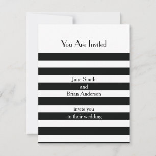 Convite Bandas francesas de preto