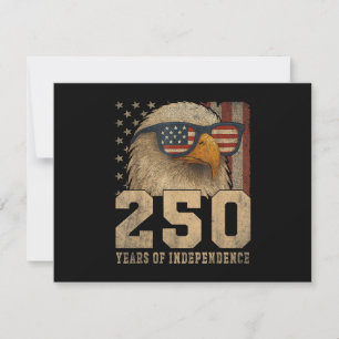 Convite Bandeira Americana Águia Vintage 250 Anos 177 4 de