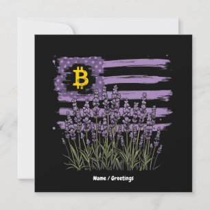Convite Bandeira Americana Bitmoney BTC Revolução Engraçad