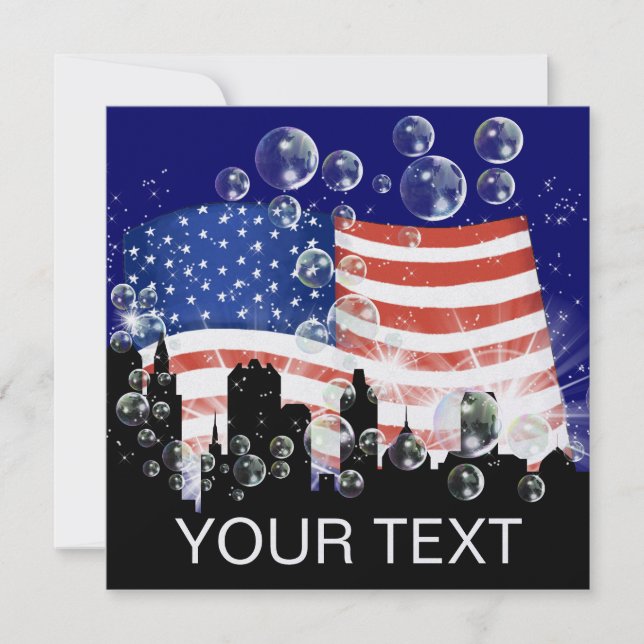 Convite Bandeira Americana - SRF (Frente)