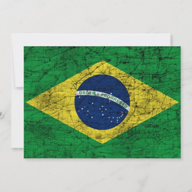 Convite bandeira brasil (Frente)