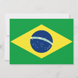 Convite bandeira brasil