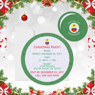 Convite Bandeira Colombiana Avó Anjo Natal Personalizado