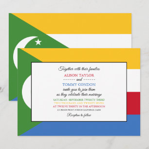 Convite Bandeira Comoriana, Casamento Bandeira das Comores