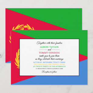 Convite Bandeira da Eritreia, Bandeira do Casamento da Eri