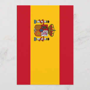 Convite bandeira da Espanha