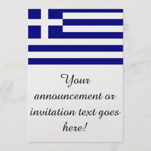 Convite Bandeira da Grécia