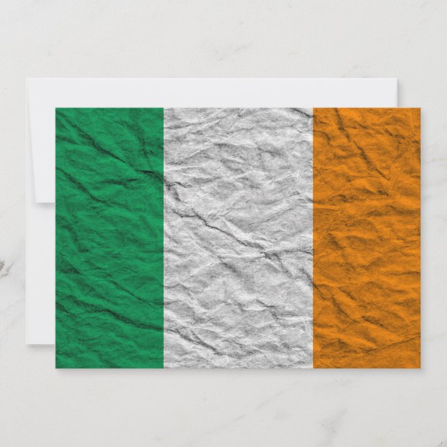 Convite bandeira da irlanda (Frente)