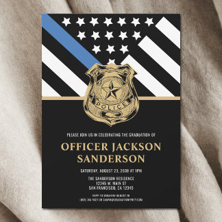 Convite Bandeira da Polícia de Graduação da Academia de Po