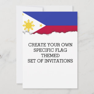 Convite Bandeira das Filipinas