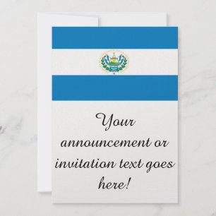 Convite Bandeira de El Salvador