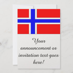 Convite Bandeira de Noruega