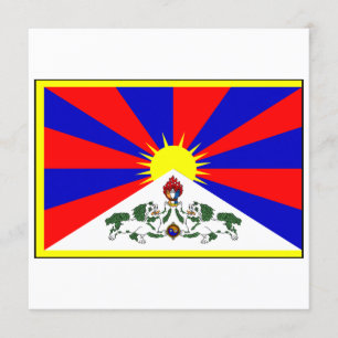 Convite Bandeira de Tibet