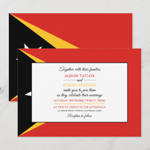 Convite Bandeira de Timor Leste, Bandeira do Casamento de 