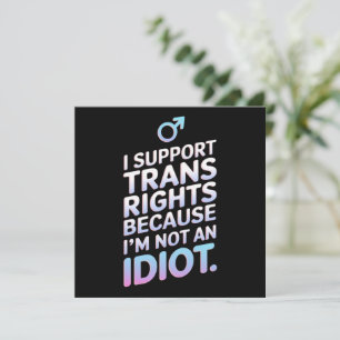 Convite Bandeira do Orgulho Trans Aliado de Suporte