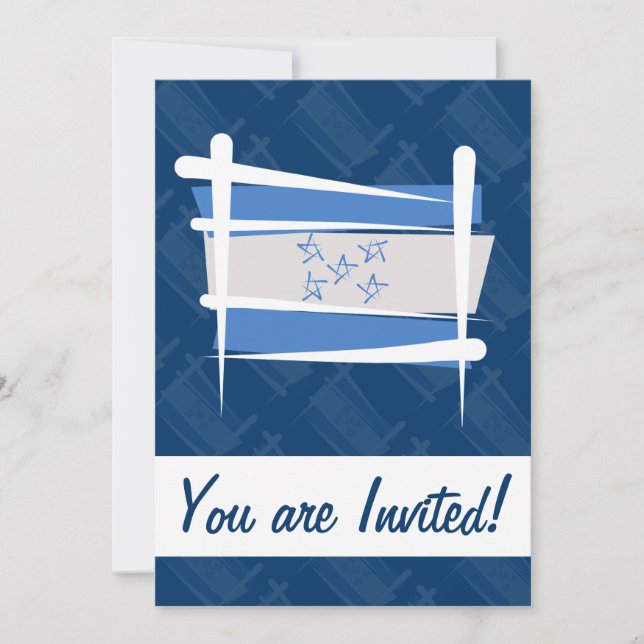 Convite Bandeira do Pincel de Honduras (Frente)