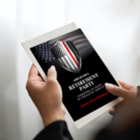 Bandeira dos EUA | Escudo da Linha Vermelha Fina |