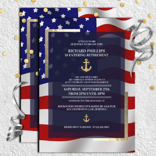 Convite Bandeira dos EUA/Parte Dourada de Reforma Militar