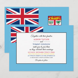 Convite Bandeira Fijiana, Bandeira do Casamento Fiji