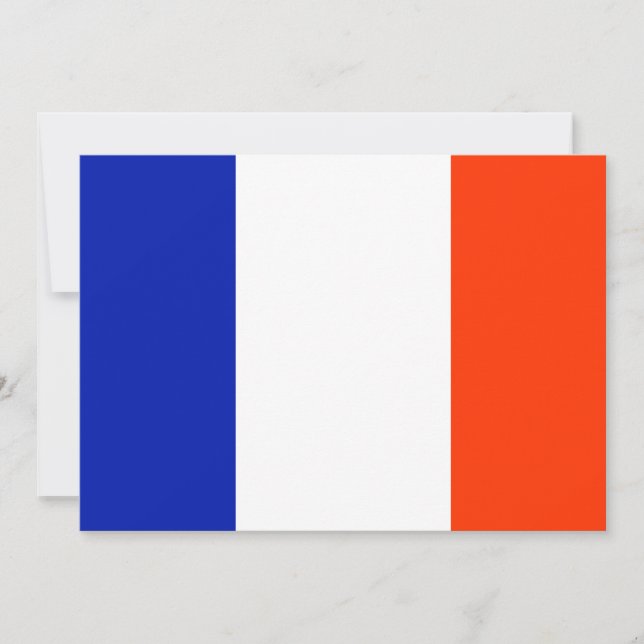 Convite bandeira frança (Frente)