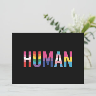 Convite Bandeira LGBT HUMANA Mês do Orgulho Gay Transgêner