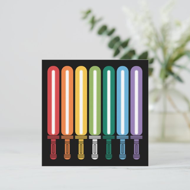 Convite Bandeira LGBT Orgulho Gay (Em pé/Frente)