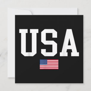 Convite Bandeira Patriótica Americana dos EUA Para Homens 