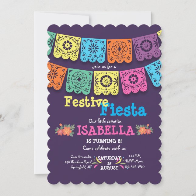 Convite Bandeiras de Festa (Frente)