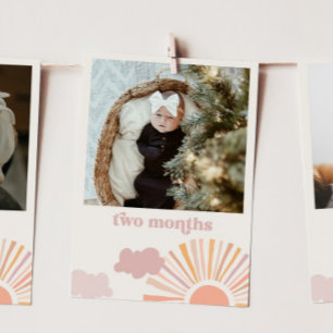 Convite Banner mensal Girl Sun - Dois meses