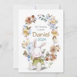 Convite Banny Rabet new born Greeting cards
