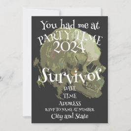 Convite Banquet Tea Garden Surprise Party Block 2024