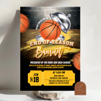 banquete de final de temporada de basquete