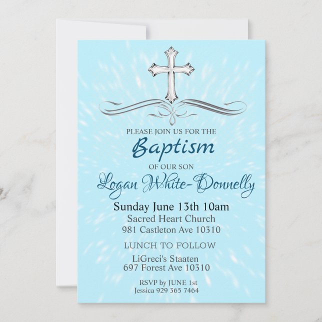 Convite Baptism (Frente)