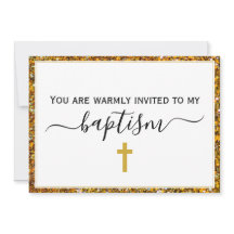 BAPTISM Elegante Glitter ADULT