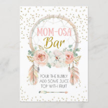 Bar Boho Dream-Catcher Momosa - Sinal 5x7"