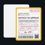 Convite BAR DE DESIGN PERSONALIZADO Mitzvah New York Ticke<br><div class="desc">por kat massard >> WWW.SIMPLYSWEETPAPERIE.COM <<< design de convite temático divertido para o BAR/BAT MITZVAH do seu filho! Este é um design personalizado,  pelo que não pode ser alterado - entre em contato com os custos se estiver interessado em EMAIL KAT@SIMPLYSWEETPAPERIE.COM</div>