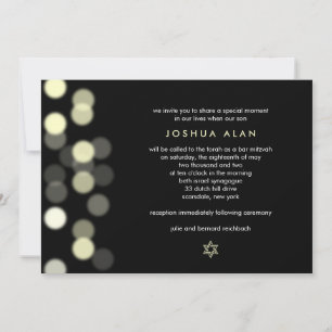 Convite Bar De Destaque/Convite De Bat Mitzvah